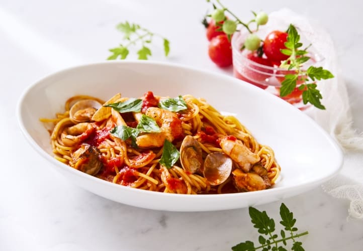 魚介と完熟トマトのペスカトーレ